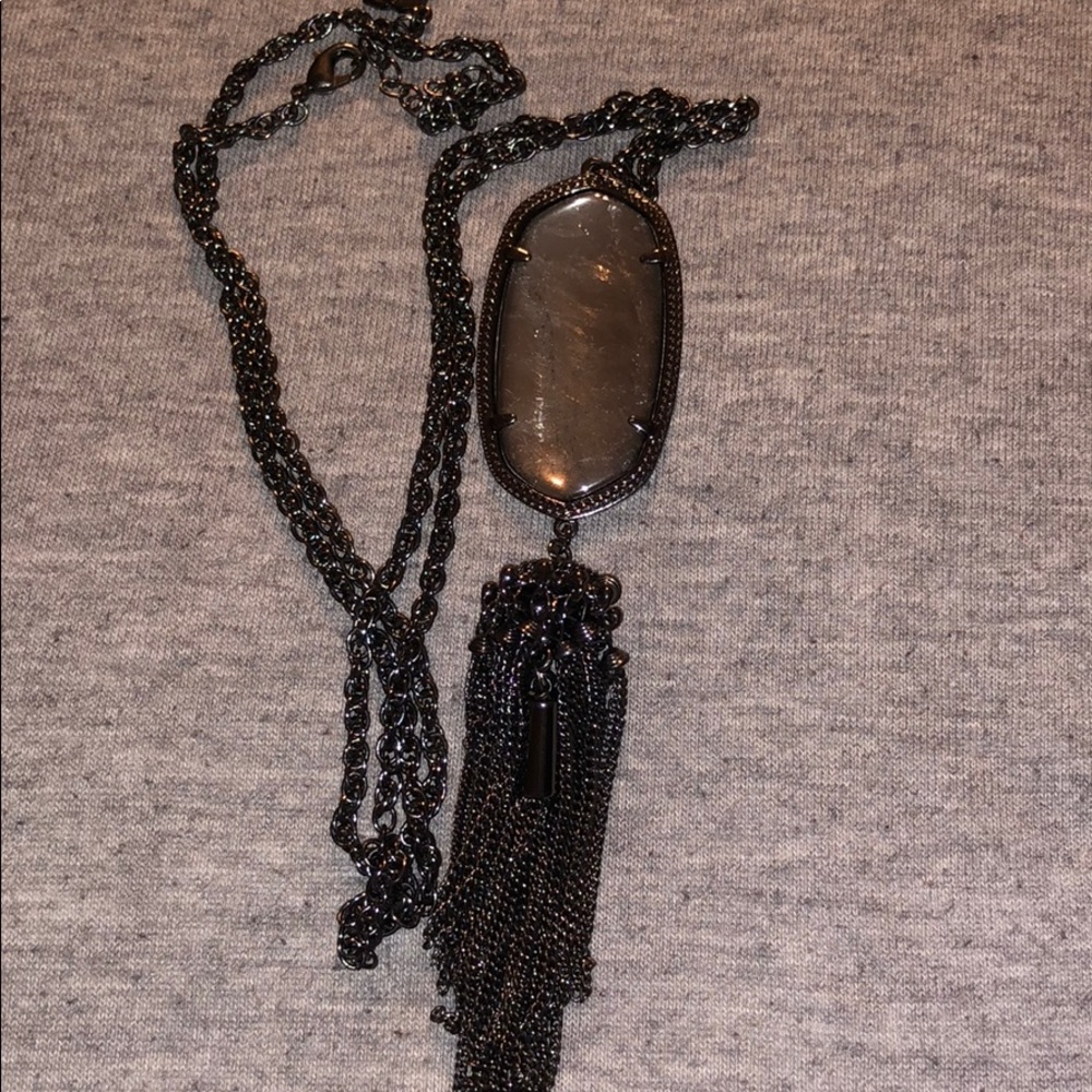 Black Long Kendra Scott Necklace